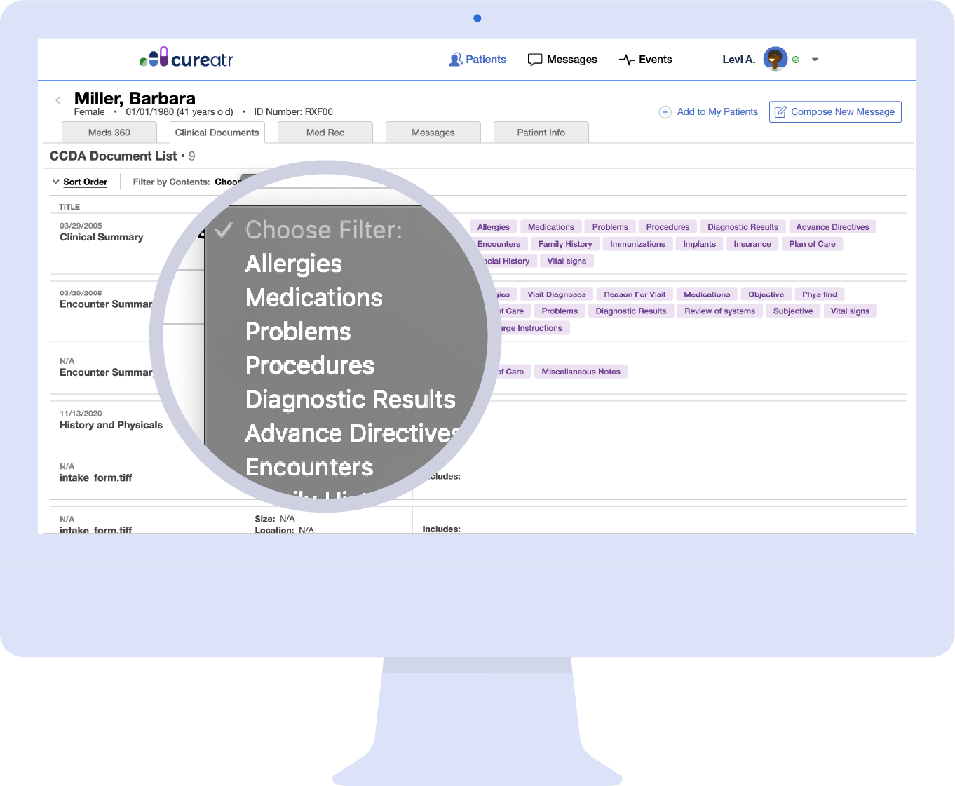 Organized Clinical Summaries