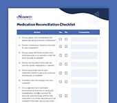 Medication Reconciliation Checklist
