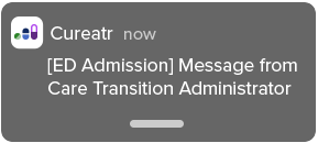 Real-time patient notifications