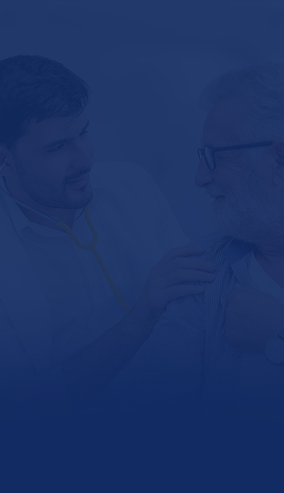 Doctor examining patient's shoulder