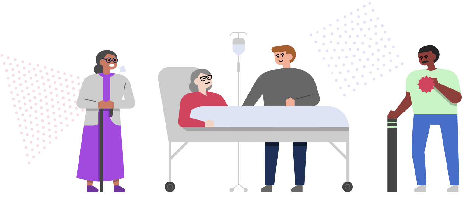 Patients with ailments